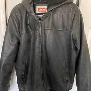 Levi's pleather Trucker Jacket